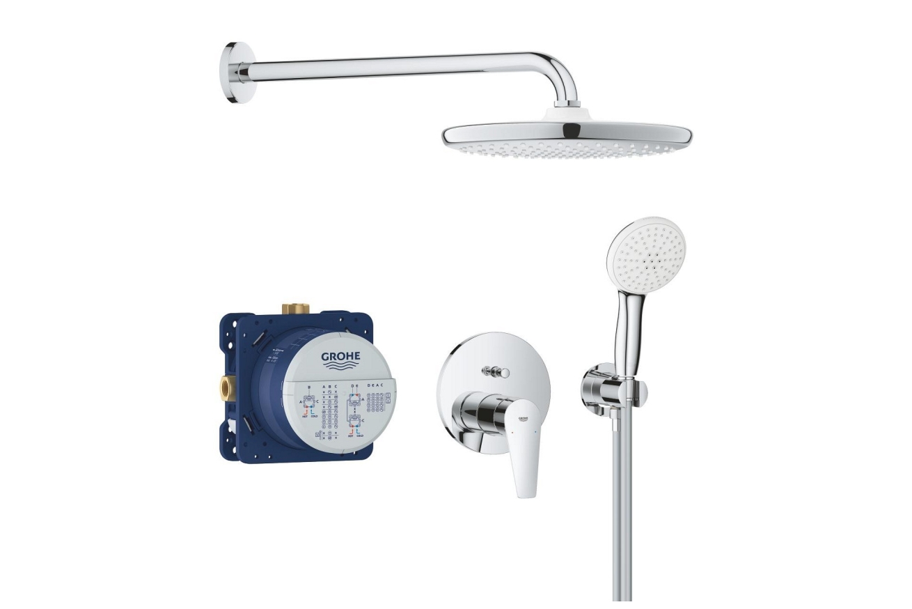 Душевая система GROHE BauEdge со смесителем для душа, хром (25290000)