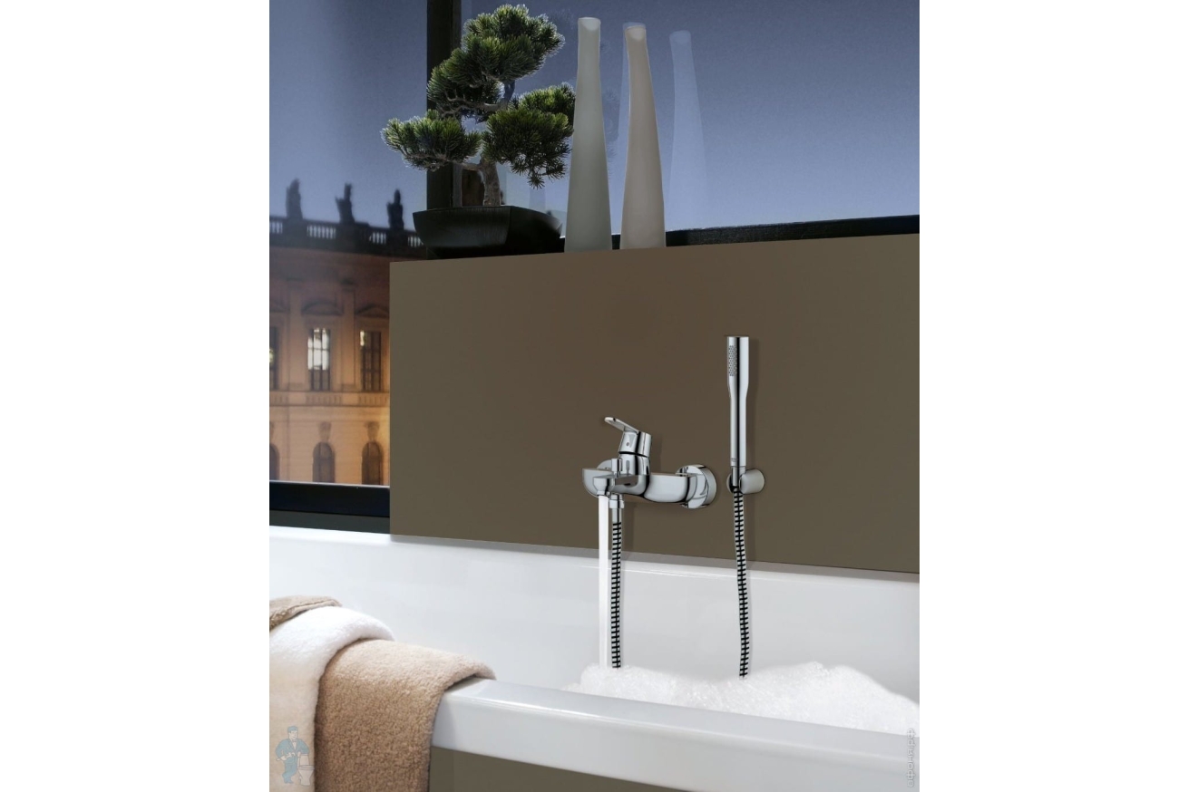 Смеситель для ванны GROHE Get, хром (32887000)