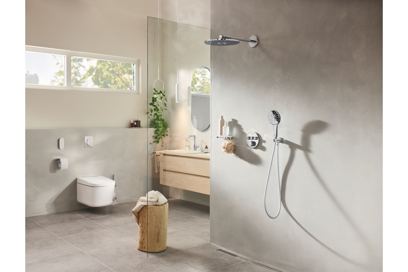Душевая система GROHE Grohtherm SmartControl с термостатом для душа, хром (34863000)