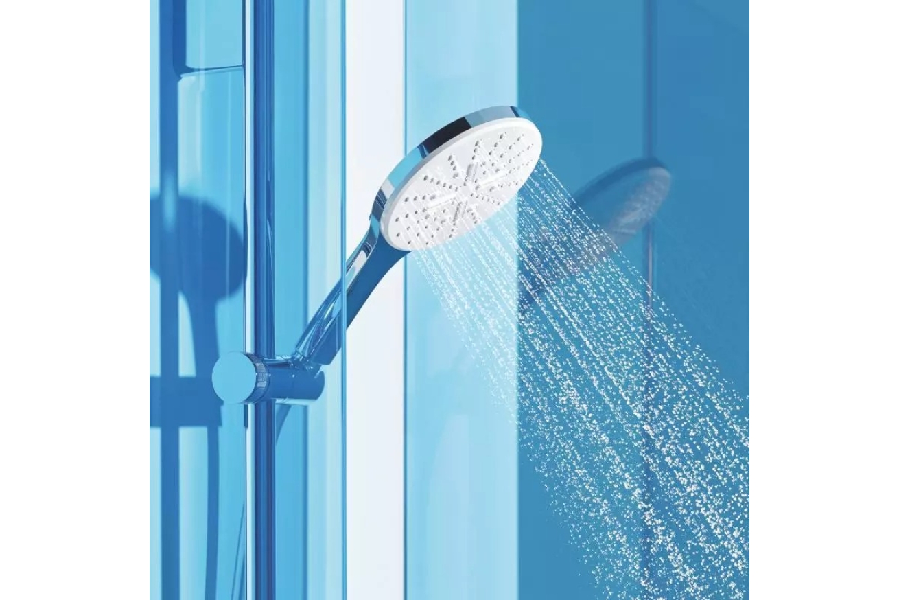 Душевая система GROHE Rainshower SmartActive 310 с термостатом для душа, белая луна (26647LS0)