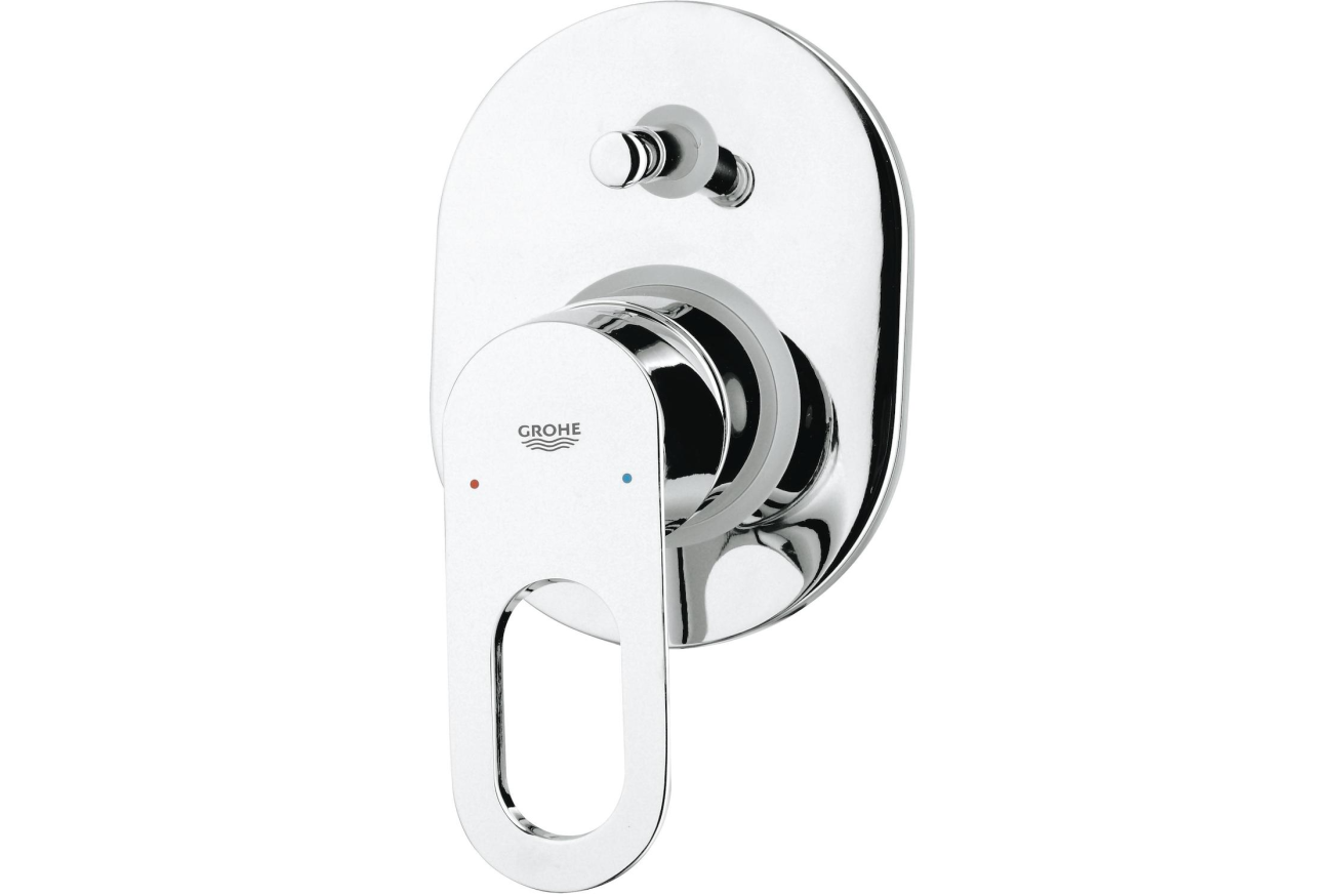 Смеситель для ванны GROHE BauLoop в комплекте с монтажной , хром (29041000)