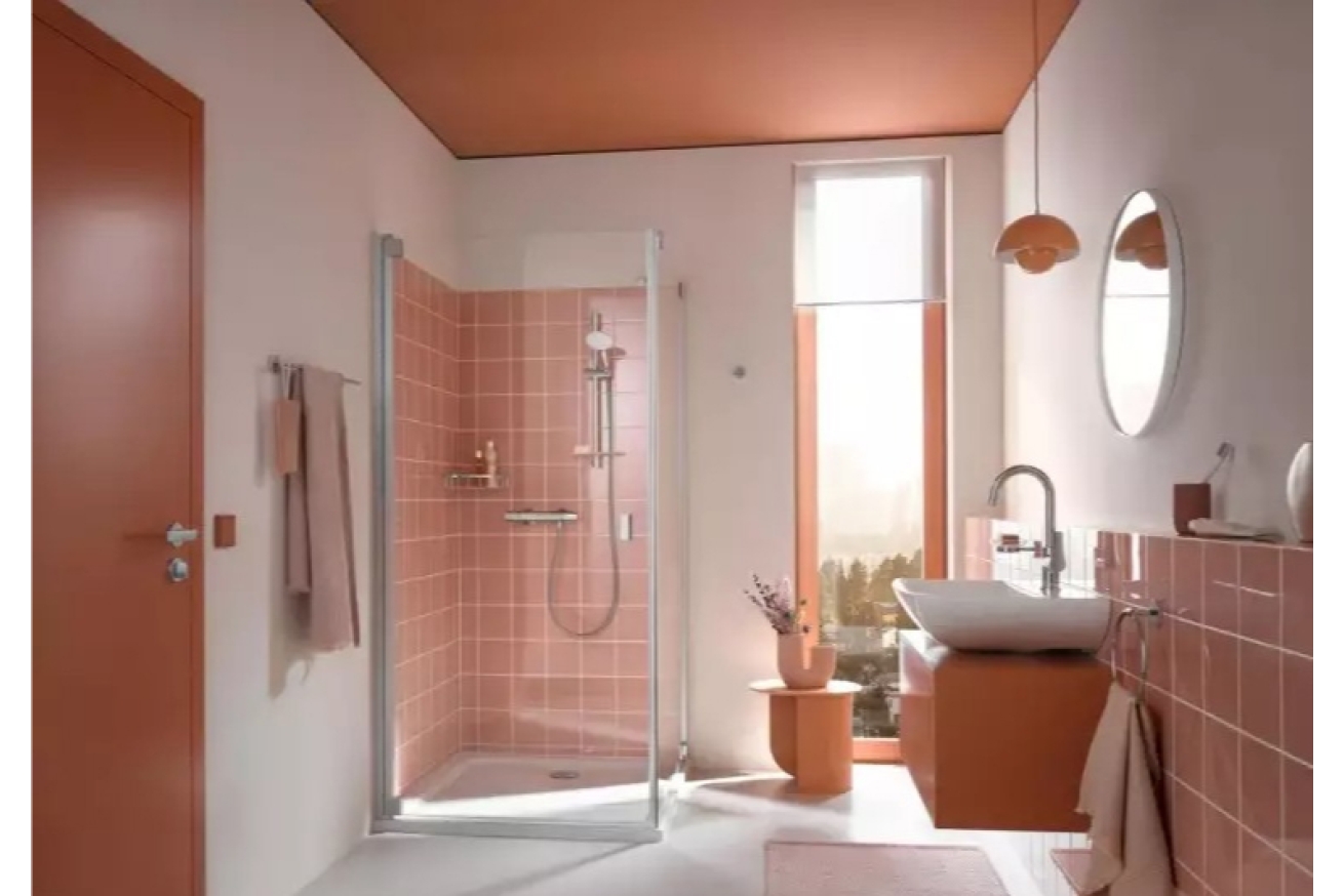 Душевой гарнитур GROHE Tempesta 110 с мыльницей, 2 режима струи, душевая штанга 600 мм, 7,4 л/мин, хром (26638003)