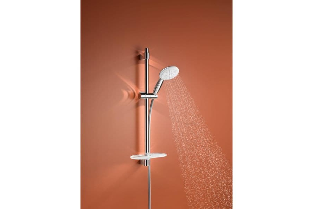 Душевой гарнитур GROHE Tempesta 110 с мыльницей, 2 режима струи, душевая штанга 600 мм, 7,4 л/мин, хром (26638003)