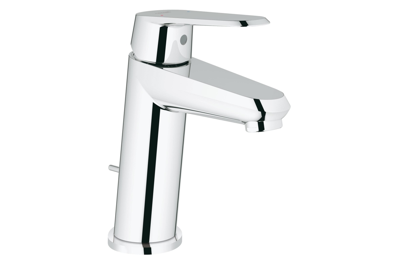 Смеситель для раковины GROHE Eurodisc Cosmopolitan с донным клапаном, S-size, хром (23049002)