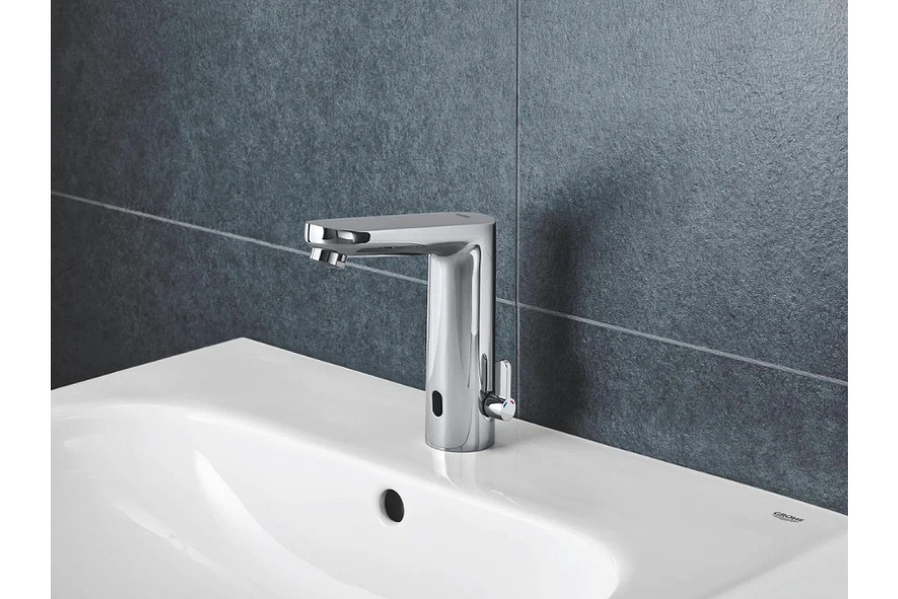 Смеситель для раковины GROHE Eurosmart Cosmopolitan E инфракрасный, L-size, хром (36421001)