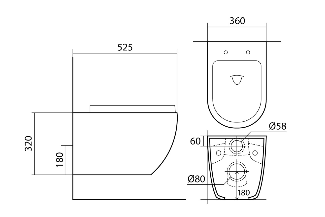 Комплект инсталляции GROHE Solido 38811KF0 с унитазом Aquatek ЕВРОПА AQ1901-MW и сиденьем с микролифтом (NW0259)