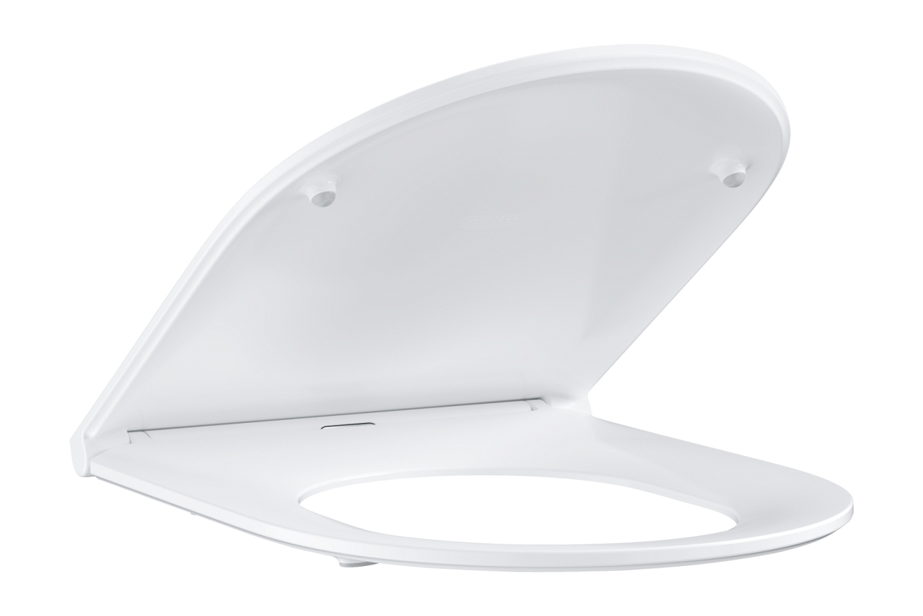 Сиденье для унитаза GROHE Bau Ceramic, с микролифтом, альпин-белый (39913000)