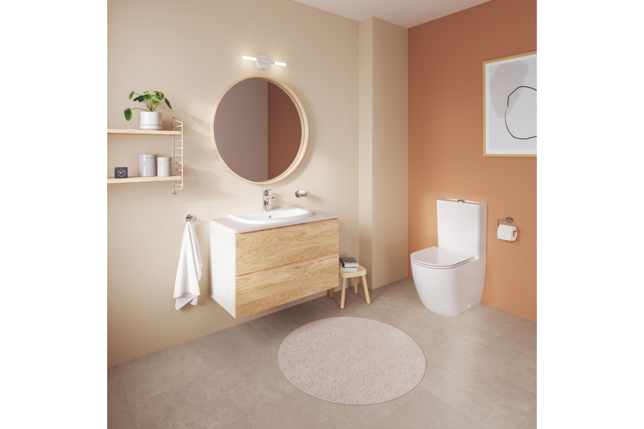 Сиденье для унитаза GROHE Bau Ceramic, с микролифтом, альпин-белый (39913000)