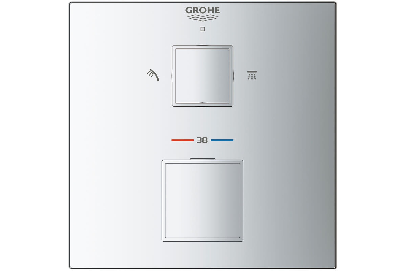 Набор для комплектации душа, GROHE Grohtherm Cube, хром, (34741000)