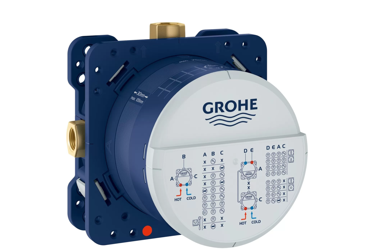 Набор для комплектации душа, GROHE Grohtherm Cube, хром, (34741000)