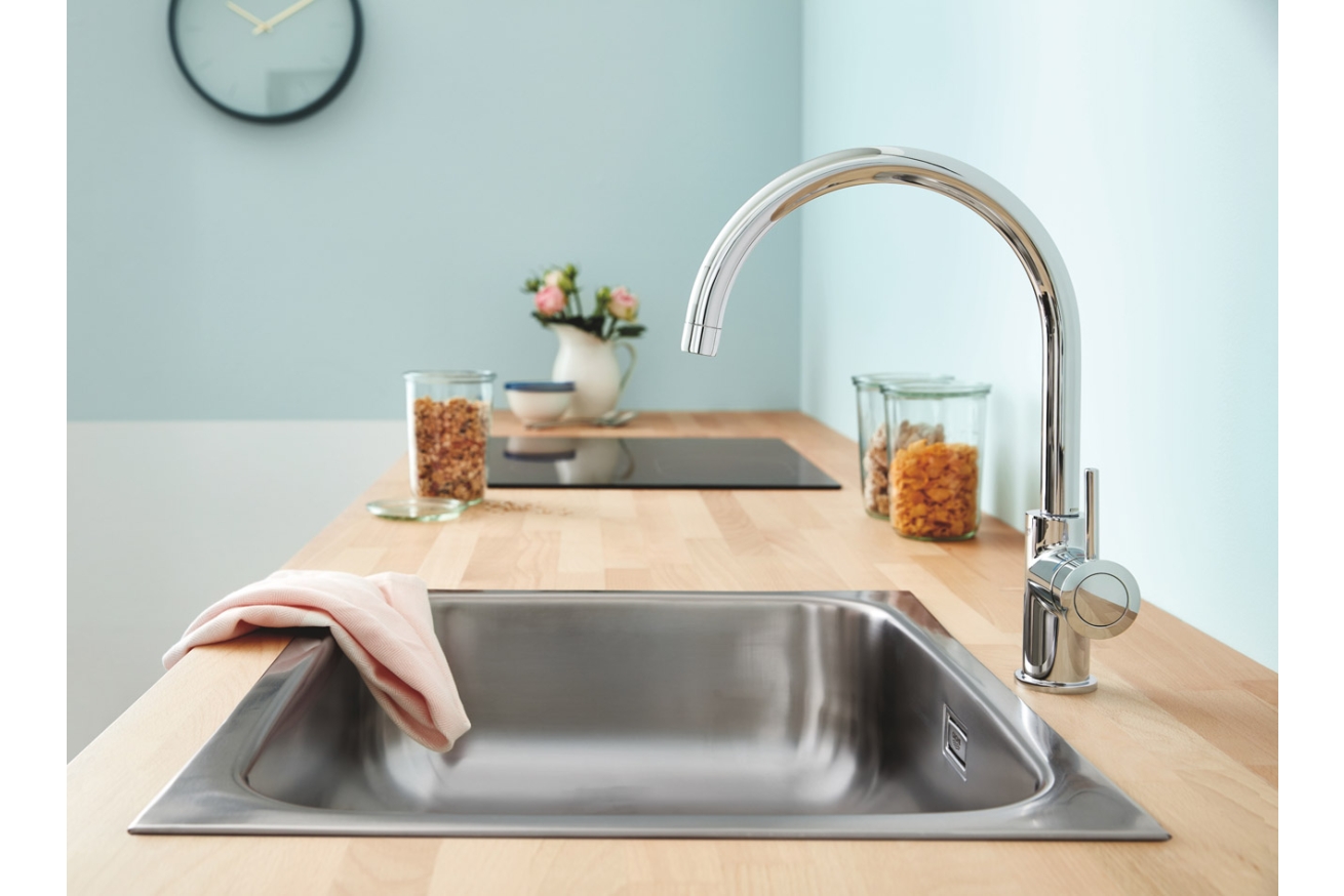 Смеситель для кухни GROHE BauClassic, хром (31234001)