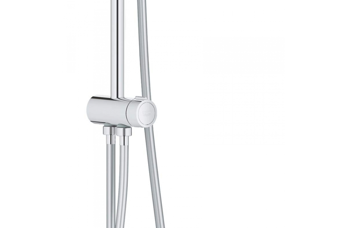 Душевая система GROHE New Tempesta Cosmopolitan 200 с переключателем потоков, хром (26453001)
