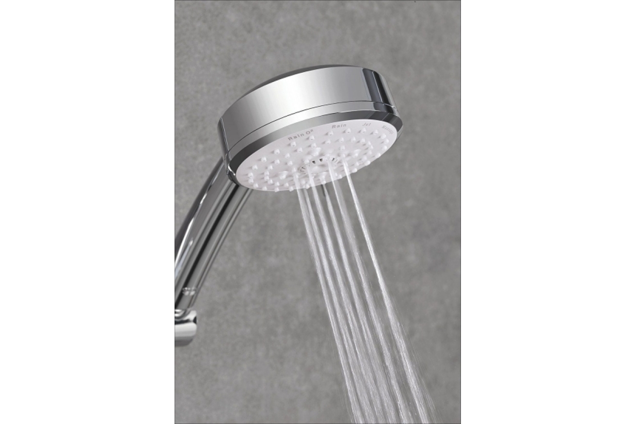 Душевая система GROHE New Tempesta Cosmopolitan 200 с переключателем потоков, хром (26453001)
