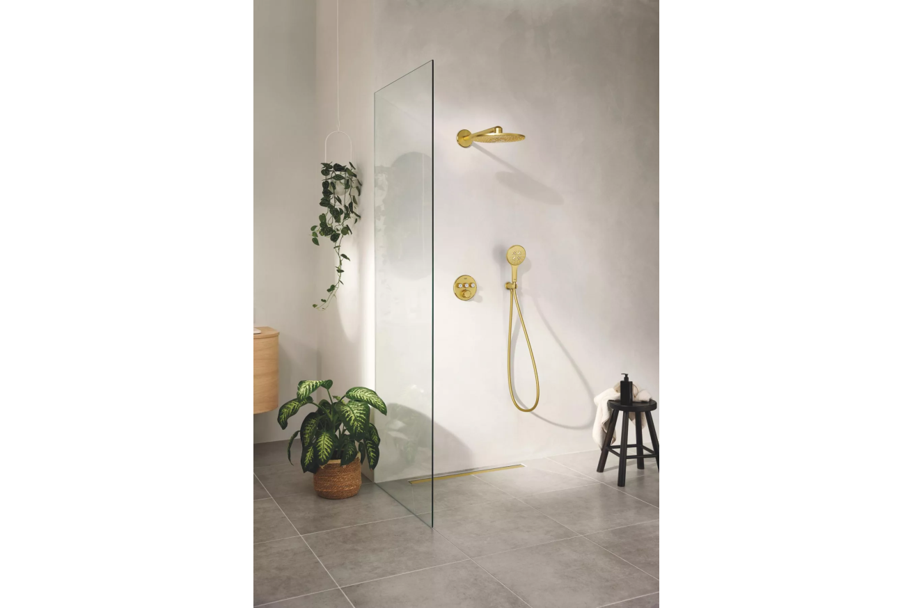 Душевая система GROHE Grohtherm SmartControl с термостатом для душа, холодный рассвет матовый (34863GN0)
