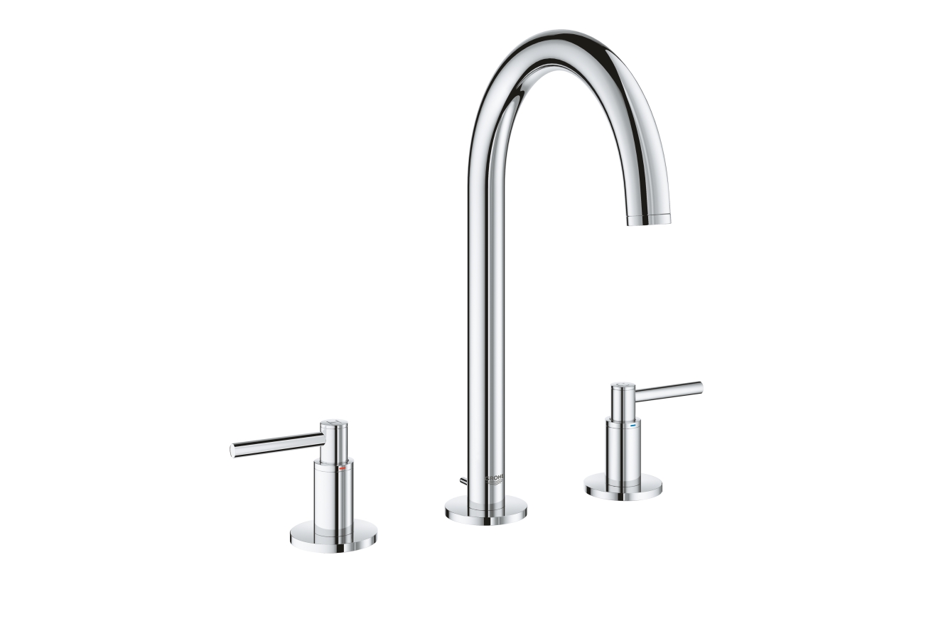 Смеситель для раковины GROHE Atrio двухвентильный на 3 отверстия, хром (20009003)