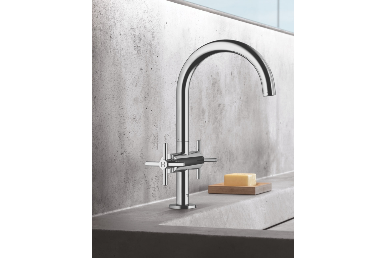 Смеситель для раковины GROHE Atrio, хром (21019003)