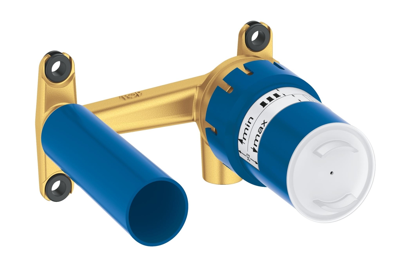 Встраиваемая часть однорычажного смесителя для раковины GROHE Eurodisc Joy на 2 отверстия (23429000)