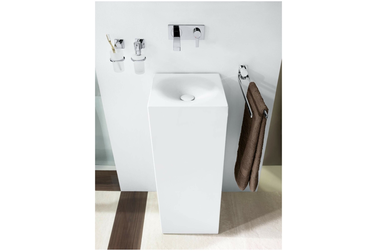 Внешняя часть смесителя для раковины GROHE Allure на 2 отверстия, вынос 220 мм, хром (19386000)