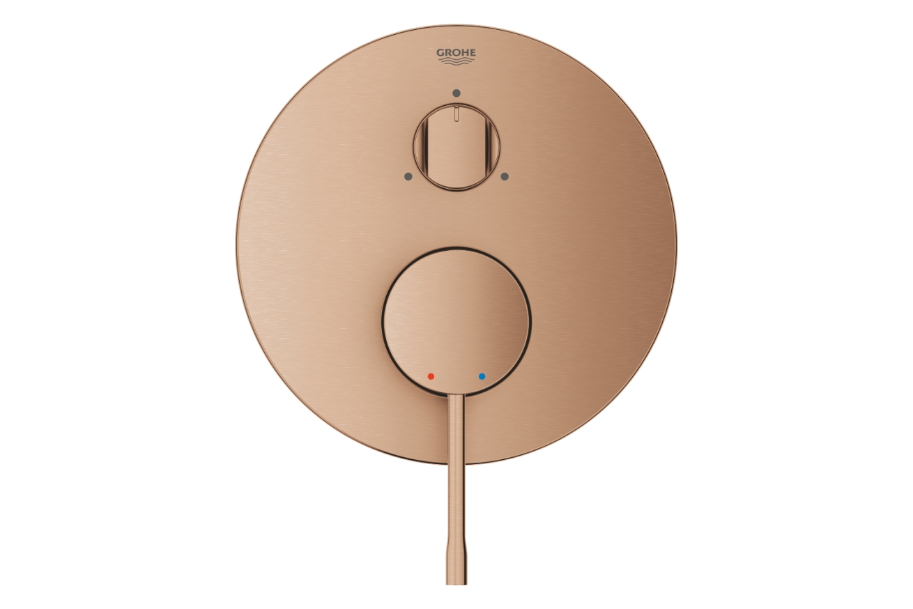 Внешняя часть смесителя для ванны GROHE Essence на 3 потребителя, теплый закат матовый (24169DL1)