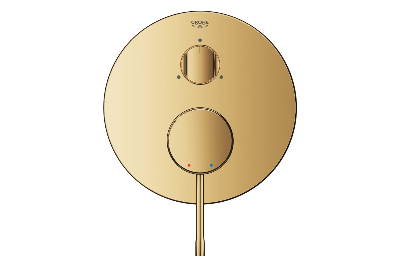 Внешняя часть смесителя для ванны GROHE Essence на 3 потребителя, холодный рассвет глянец (24169GL1)