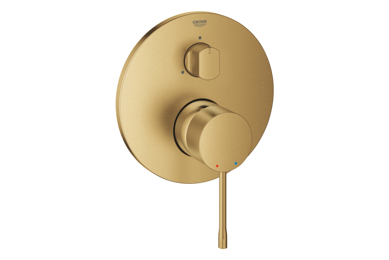 Внешняя часть смесителя для ванны GROHE Essence на 3 потребителя, холодный рассвет матовый (24169GN1)