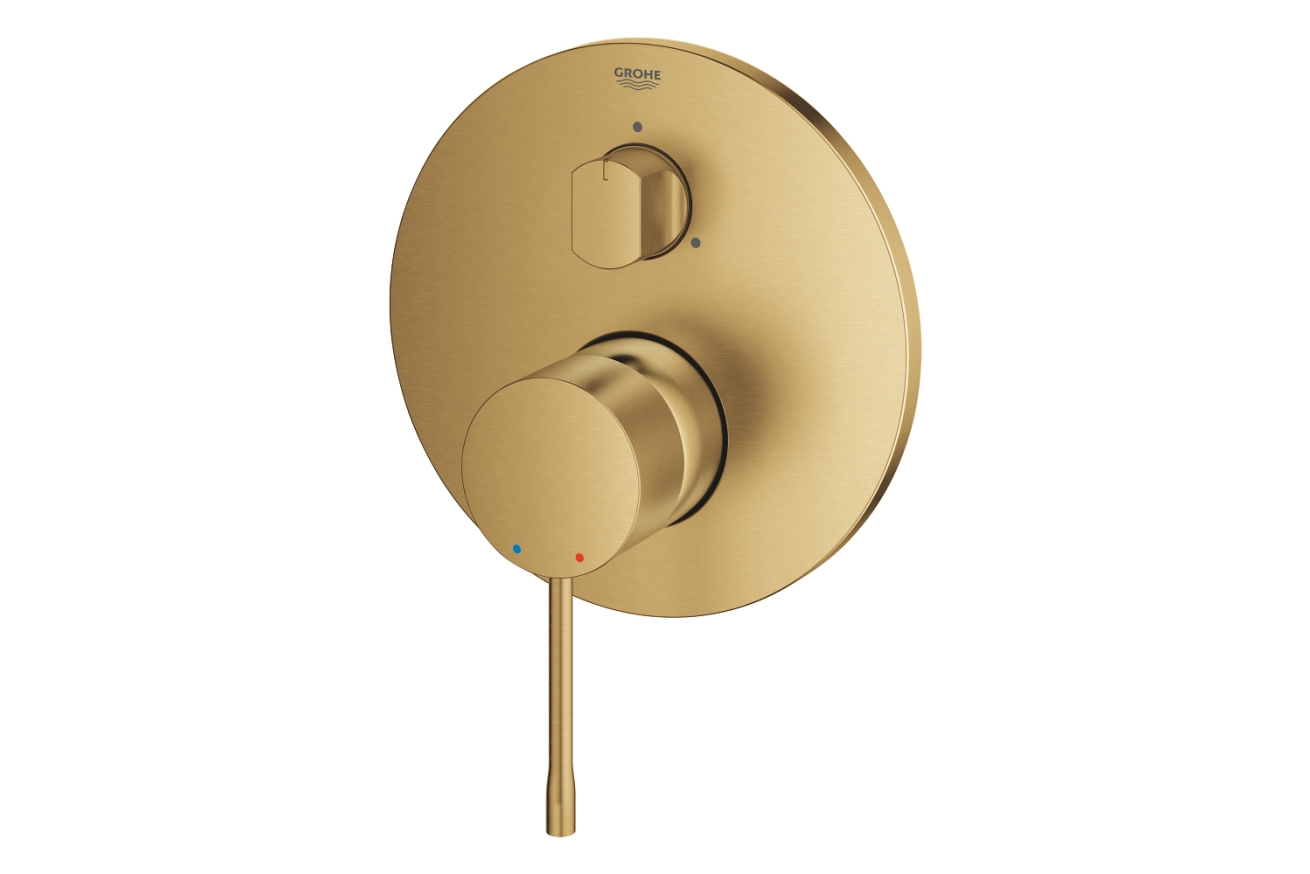 Внешняя часть смесителя для ванны GROHE Essence на 3 потребителя, холодный рассвет матовый (24169GN1)