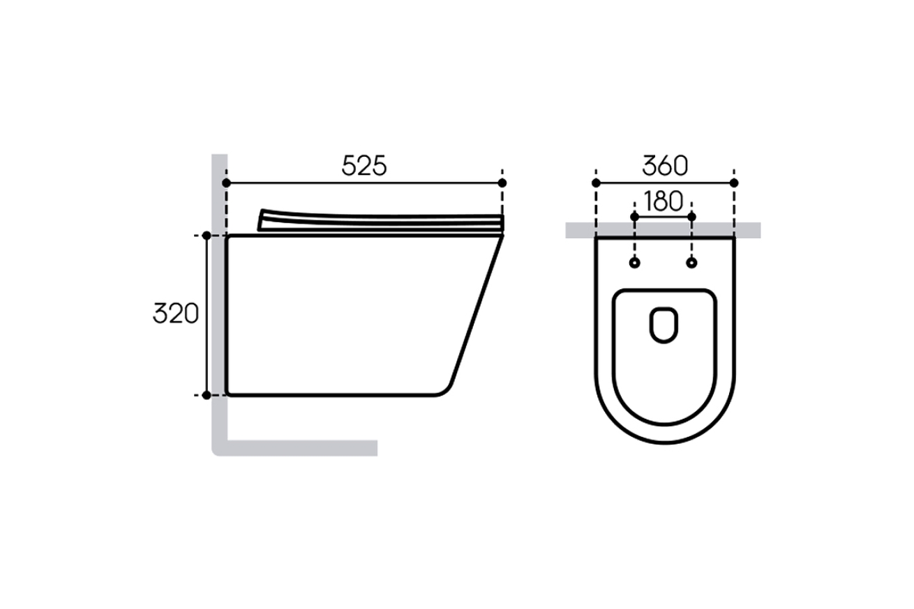 Комплект инсталляции GROHE Rapid SL 38775001 с унитазом Aqueduto CONE CON0130 и сиденьем с микролифтом (NW0236)