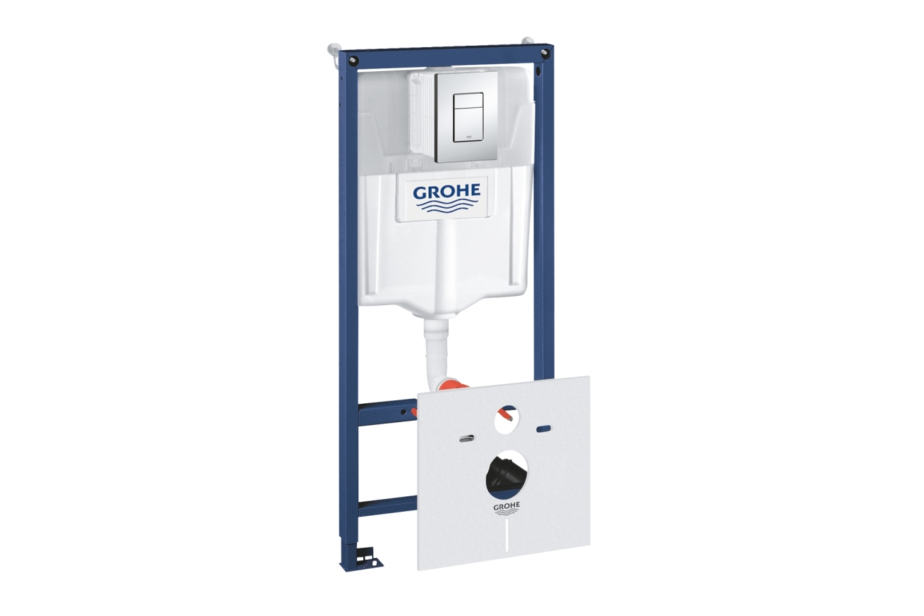 Комплект инсталляции GROHE 38775001 с унитазом Aquatek ЕВРОПА и сиденьем с микролифтом (NW0148)