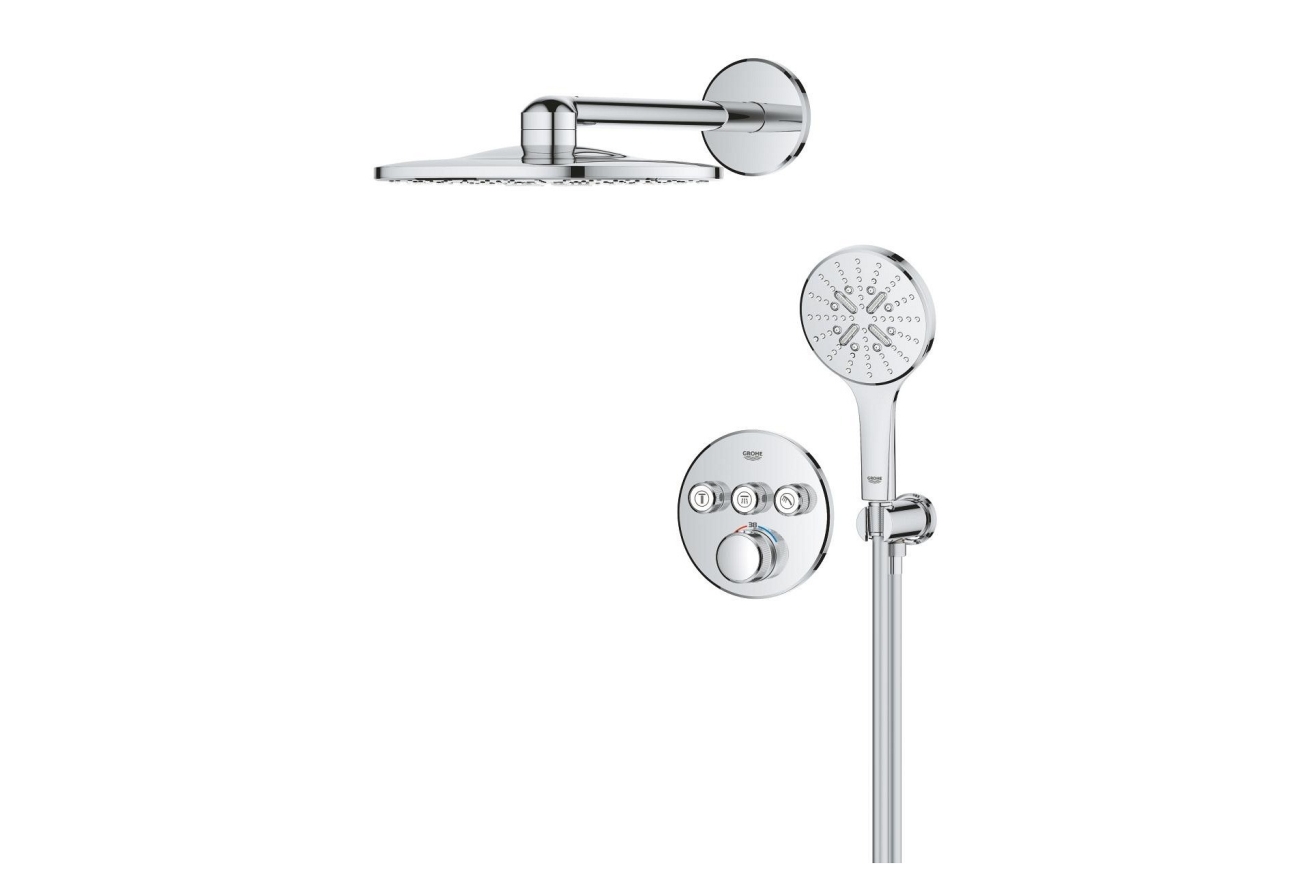 Душевая система GROHE Grohtherm SmartControl с термостатом для душа, хром (34863000)