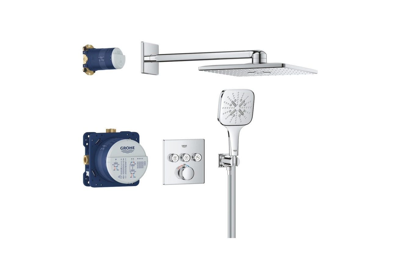 Душевая система GROHE Grohtherm SmartControl с термостатом для душа, хром (34864000)