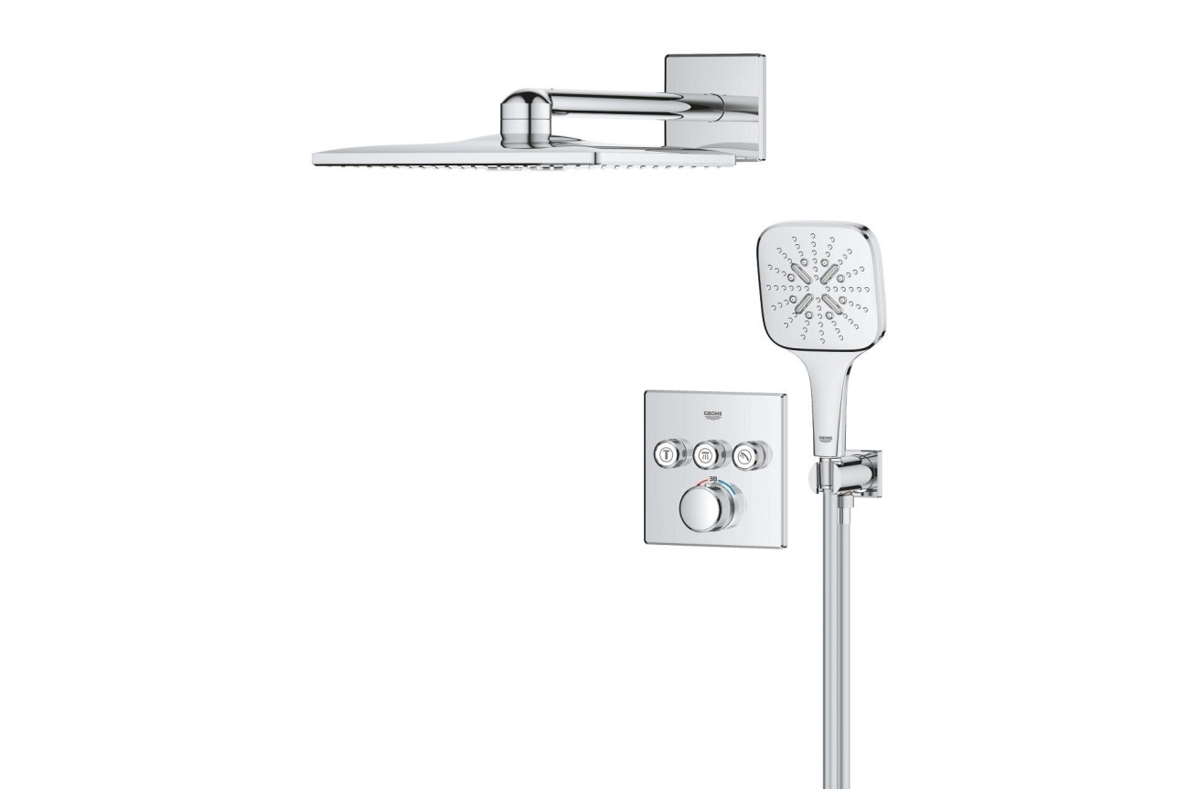 Душевая система GROHE Grohtherm SmartControl с термостатом для душа, хром (34864000)