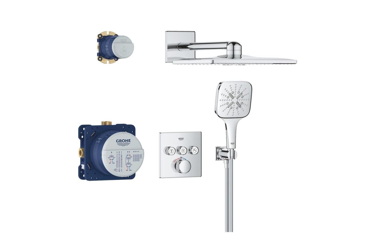 Душевая система GROHE Grohtherm SmartControl с термостатом для душа, хром (34864000)