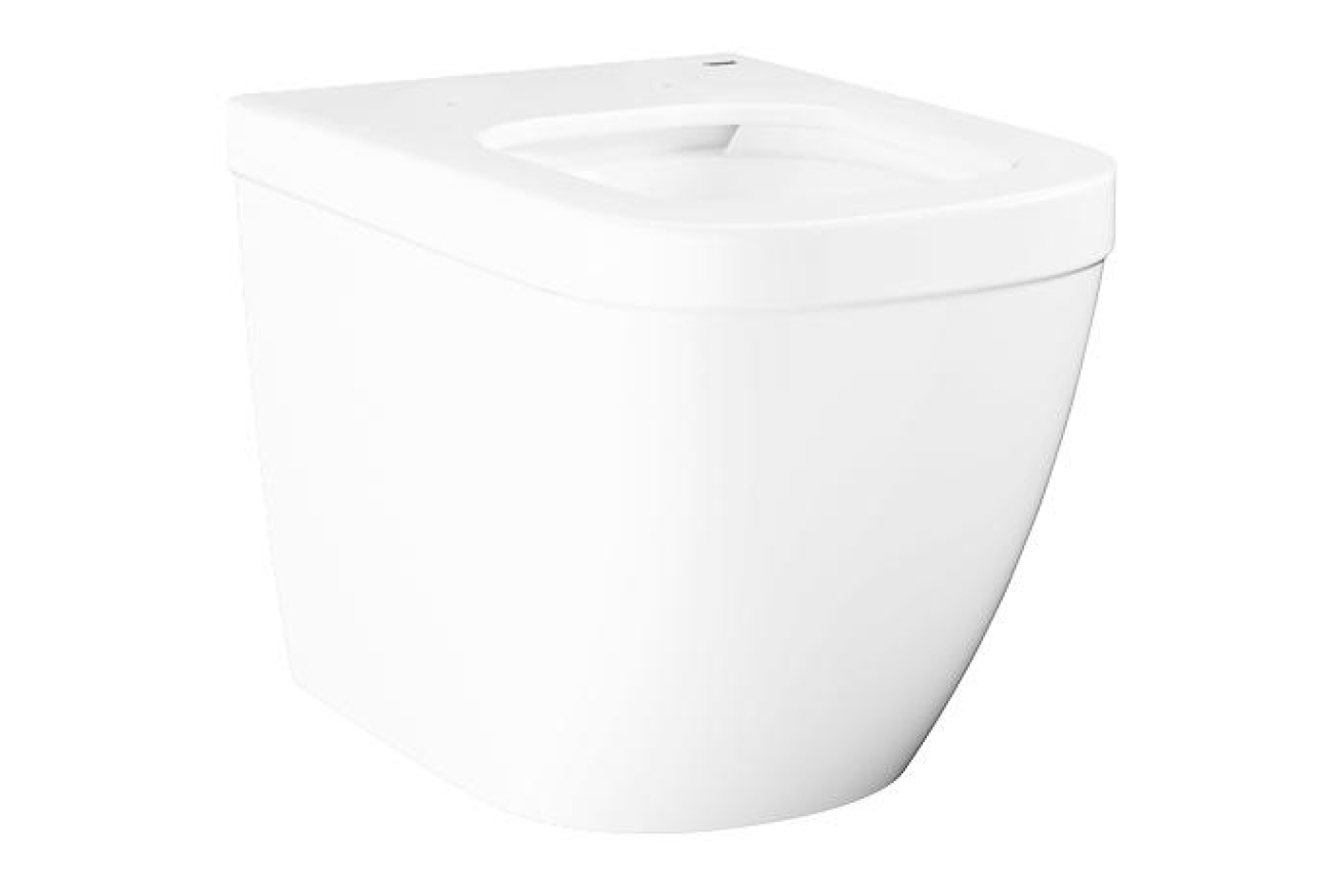 Унитаз напольный приставной GROHE Euro Ceramic, альпин-белый (3933900H)