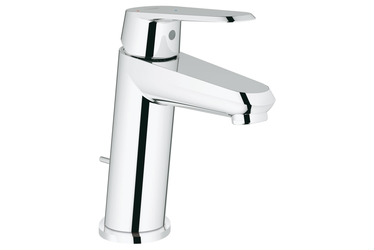 Смеситель для раковины GROHE Eurodisc Cosmopolitan с донным клапаном, S-size, хром (2338920E)