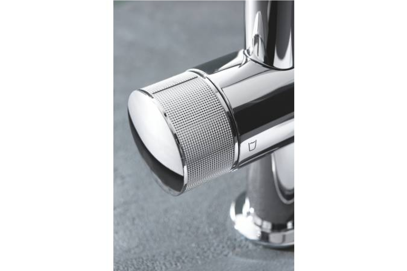 Кран для кухонной мойки GROHE Blue Pure Mono с функцией фильтрации, с фильтром в комплекте, хром (30388000)
