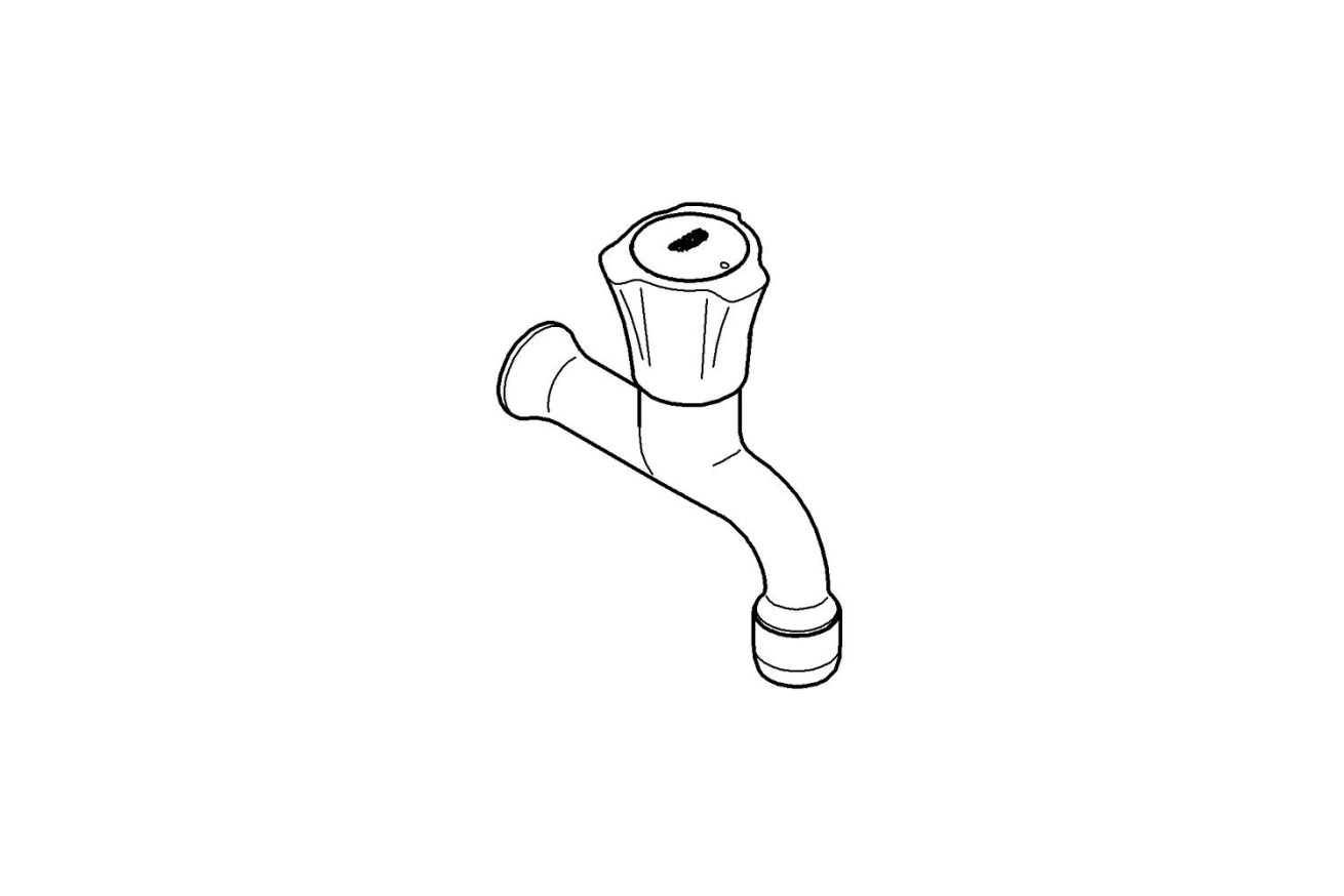 Кран для кухонной мойки GROHE Costa L, без функции смешивания, хром (30098001)