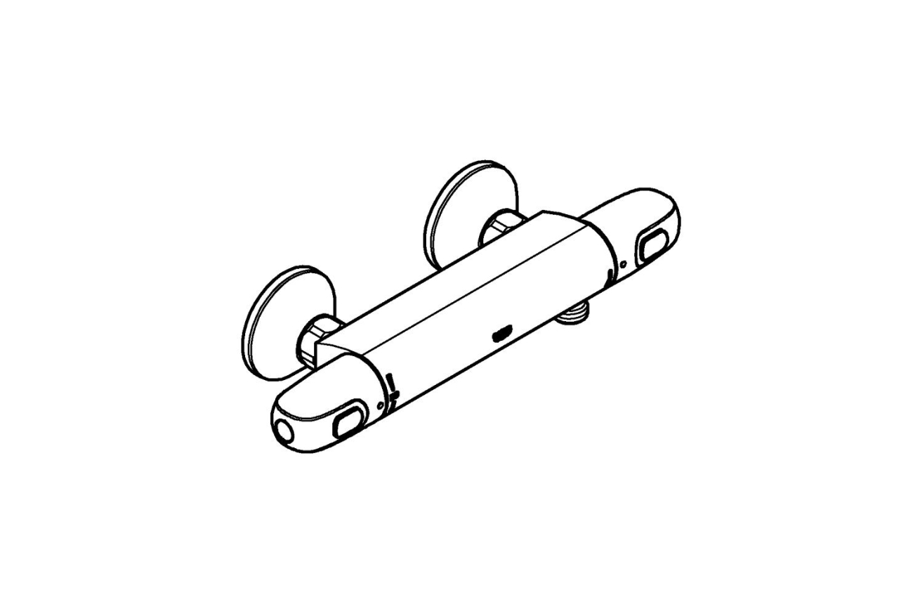 Термостат для душа GROHE Grohtherm 1000, хром (34143003)