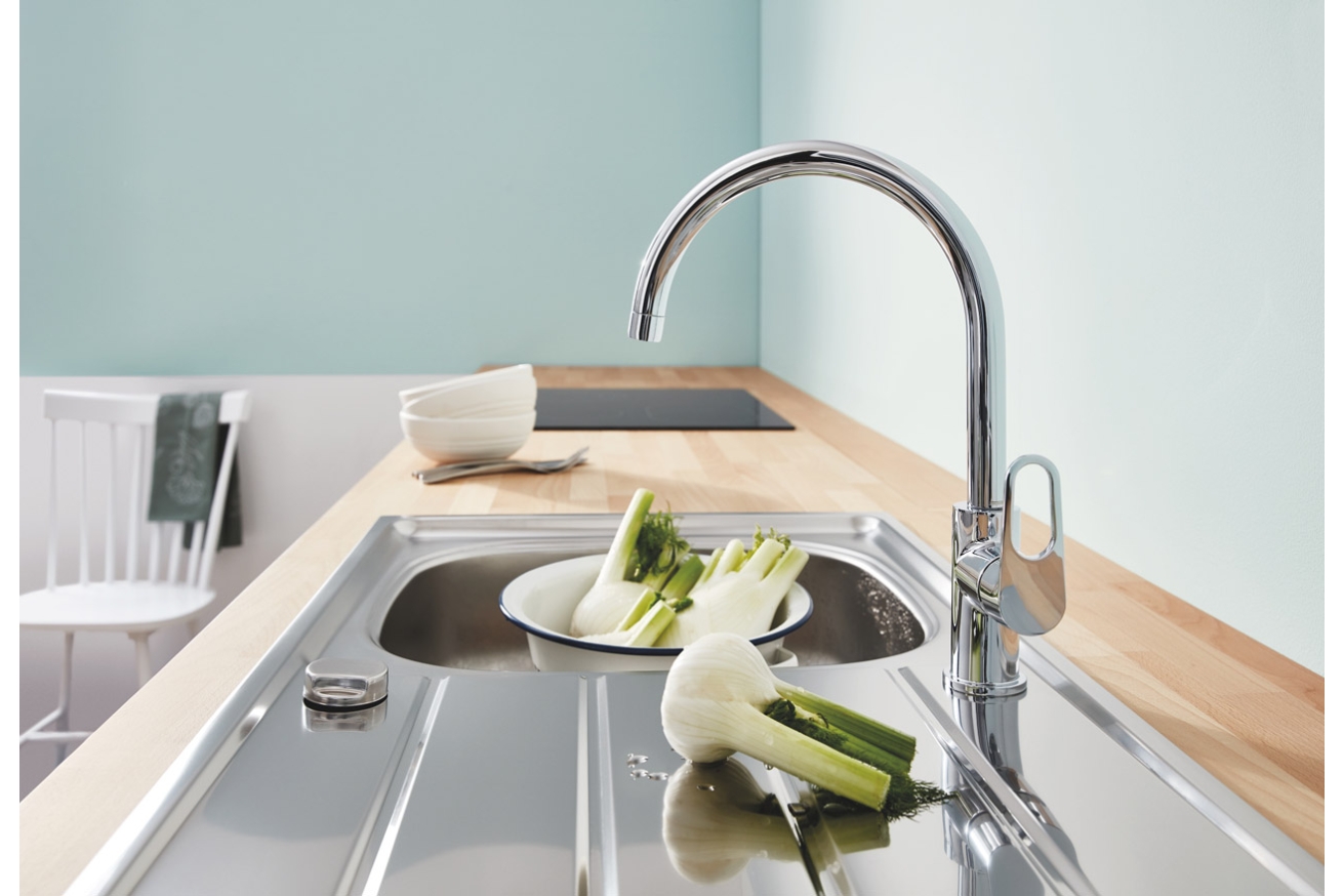 Смеситель для кухни GROHE BauFlow, хром (31538001)