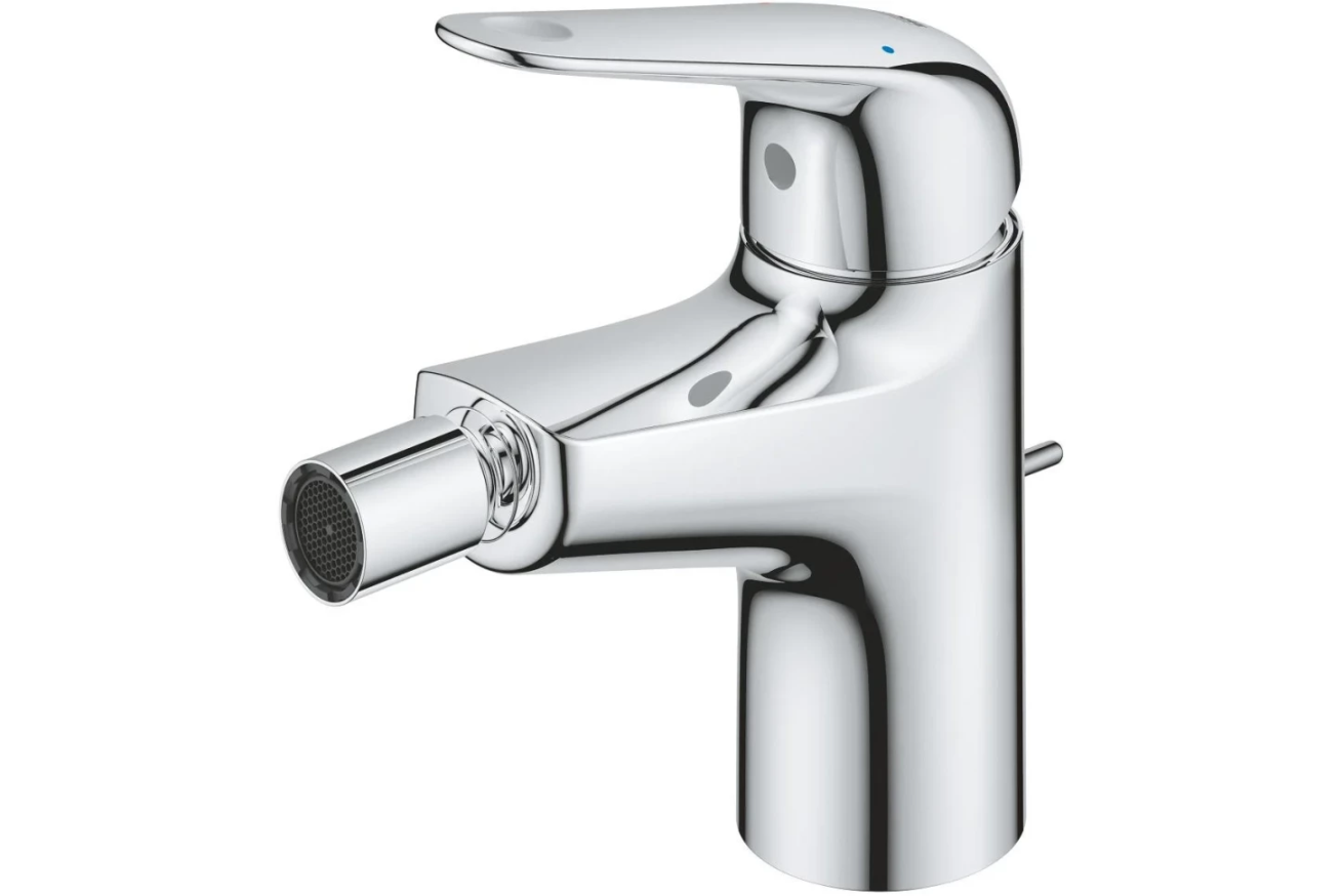 Смеситель для биде GROHE Euroeco с донным клапаном, хром (23263001)