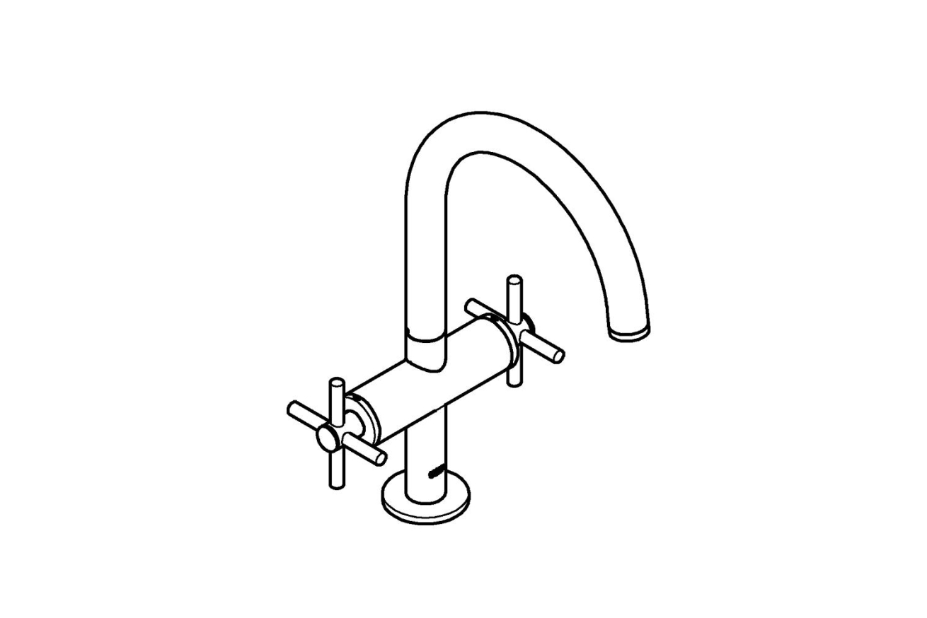 Смеситель для раковины GROHE Atrio, хром (21019003)
