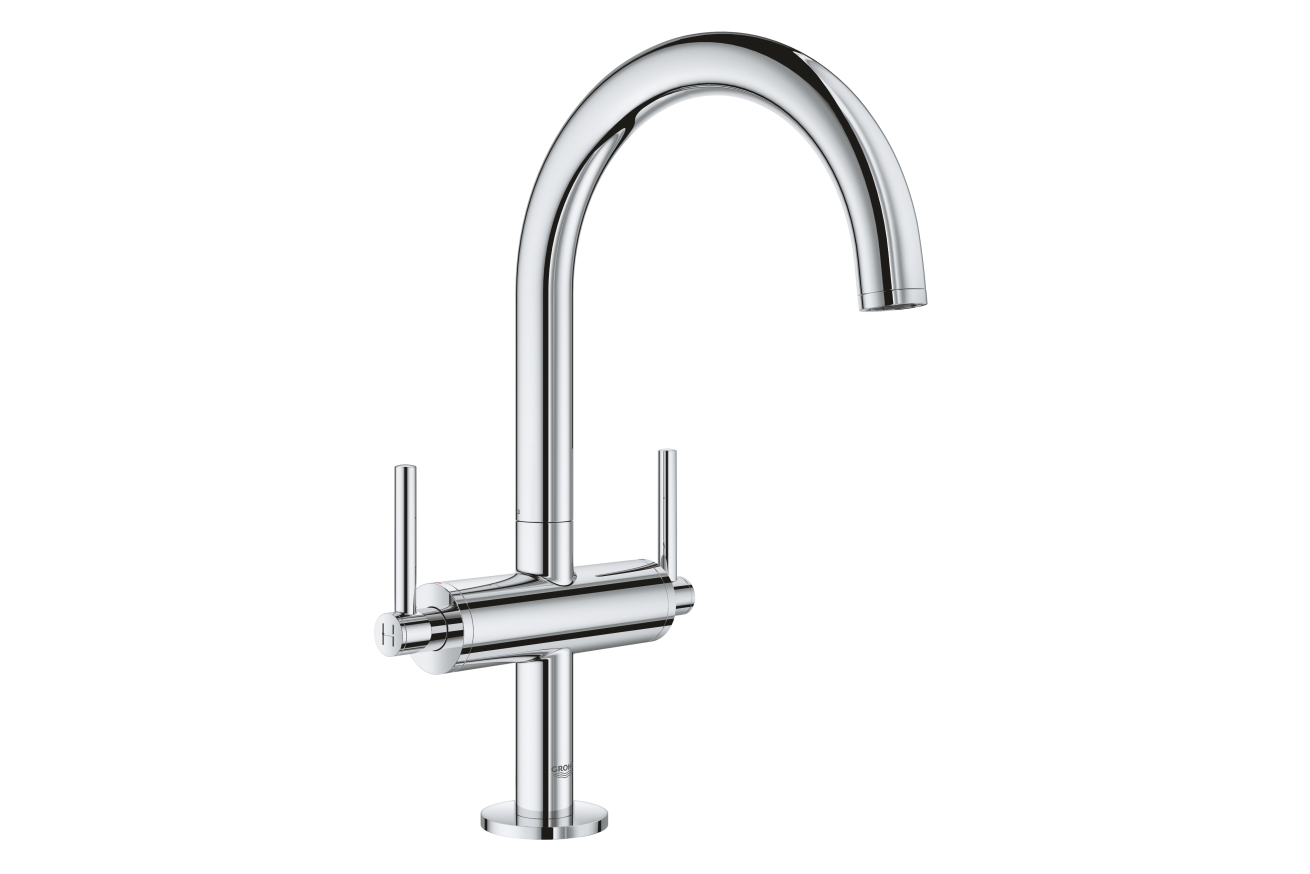 Смеситель для раковины GROHE Atrio двухвентильный, хром (21022003)