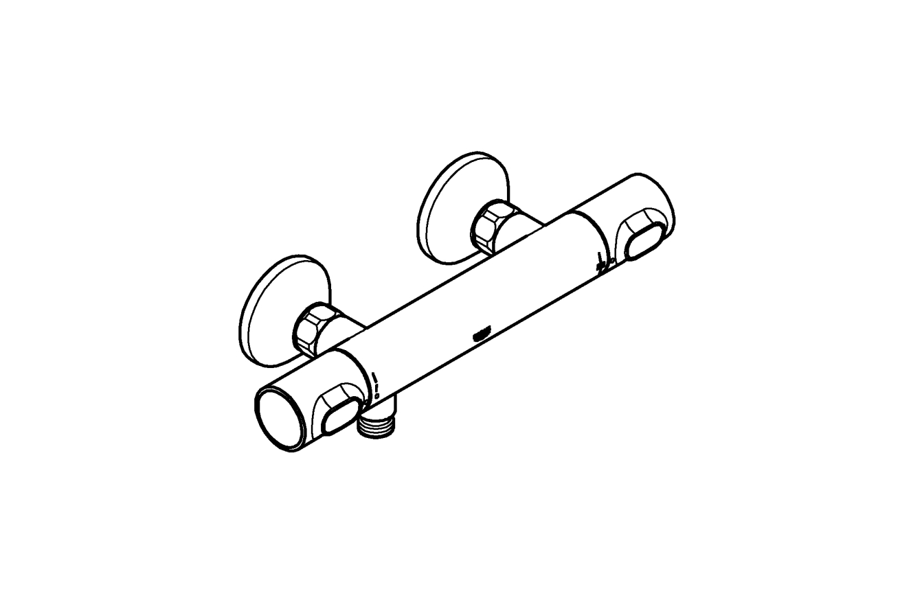 Термостат для душа GROHE Grohtherm 500, хром (34793000)