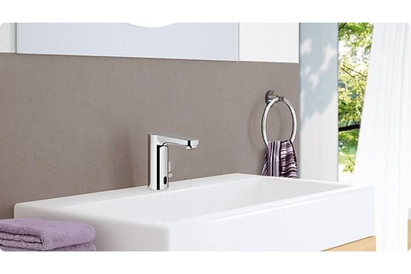 Смеситель для раковины GROHE Eurosmart Cosmopolitan E инфракрасный, M-size, хром (36327002)