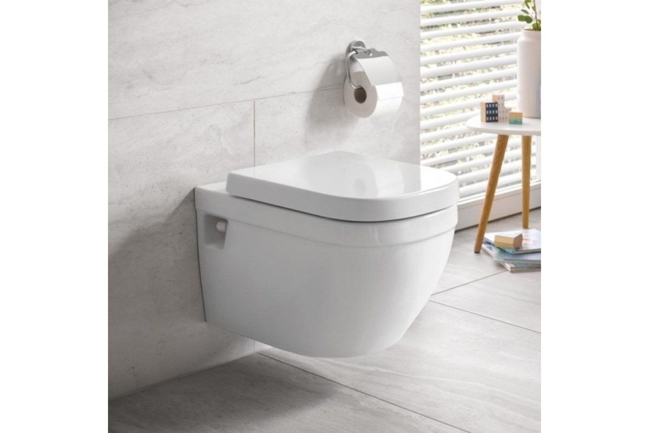 Унитаз GROHE Euro Ceramic подвесной с сиденьем с микролифтом, альпин-белый (39703000)