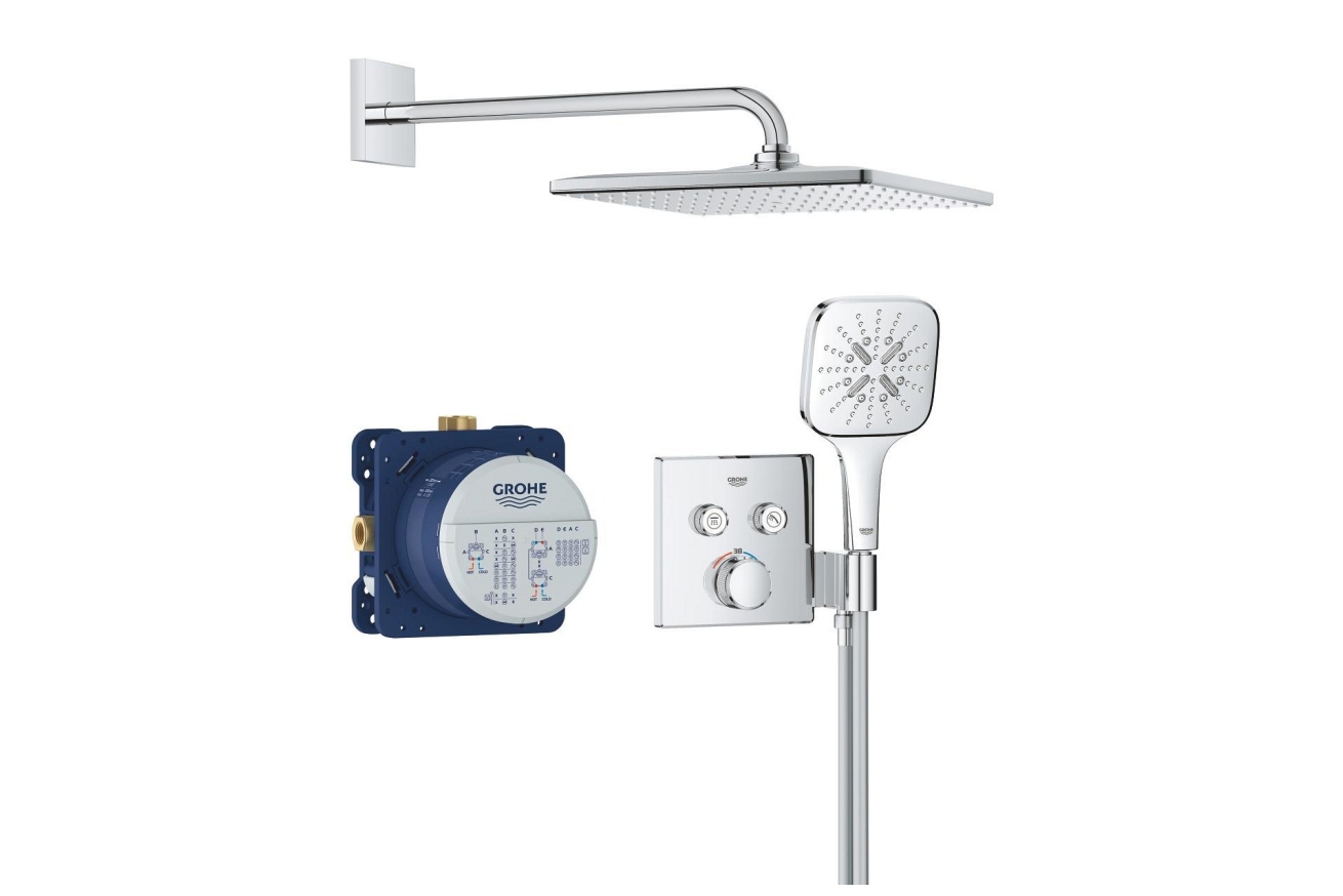 Душевая система GROHE Grohtherm SmartControl с термостатом для душа, хром (34865000)