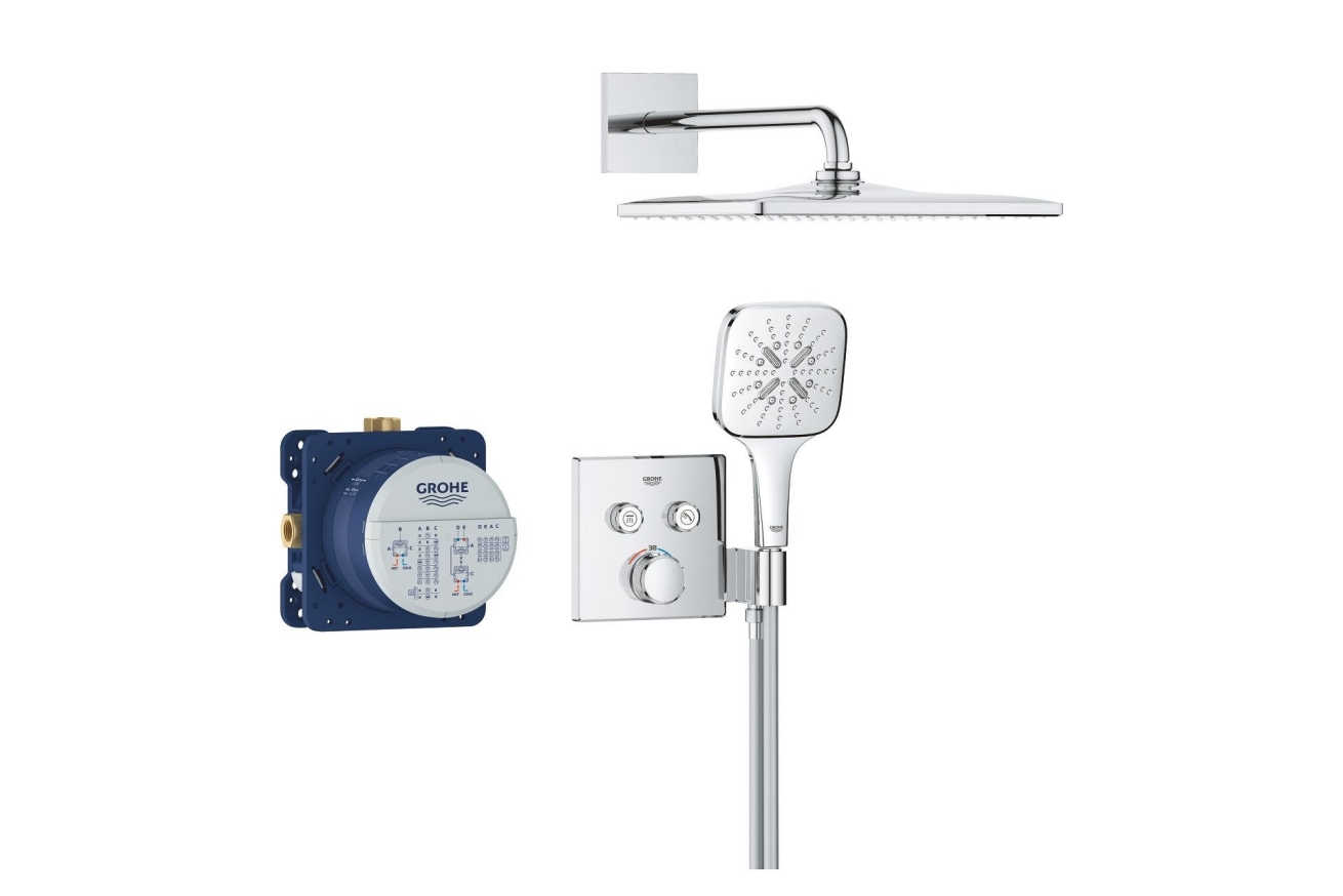 Душевая система GROHE Grohtherm SmartControl с термостатом для душа, хром (34865000)