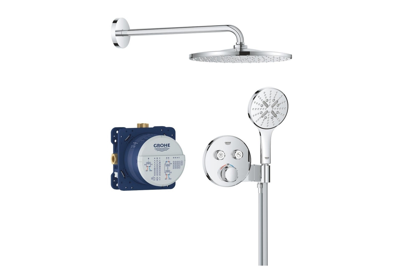 Душевая система GROHE Grohtherm SmartControl с термостатом для душа, хром (34866000)