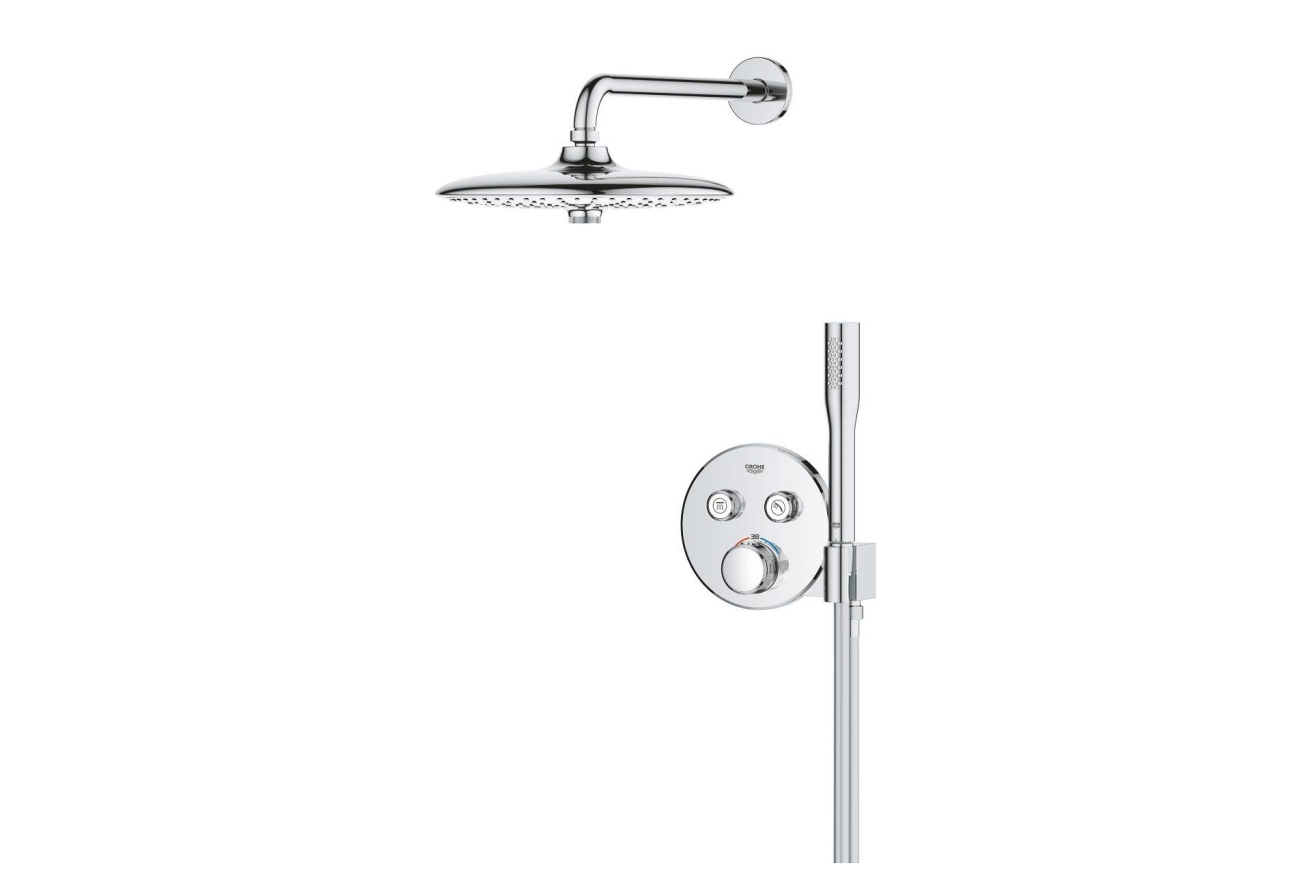Душевая система GROHE Grontherm SmartControl с термостатом для душа, хром (34867000)