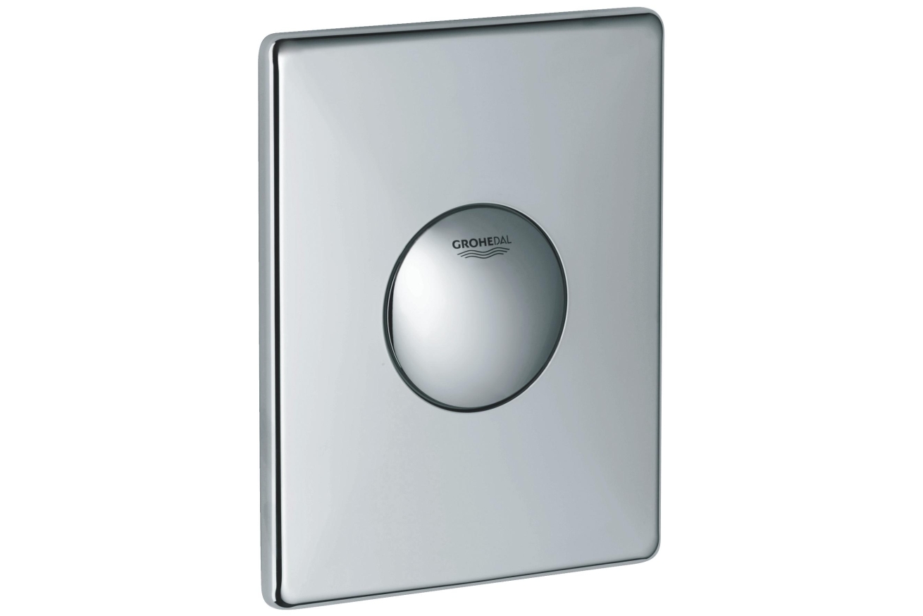 Панель смыва для унитаза GROHE Skate, 1 режим, хром (37547000)