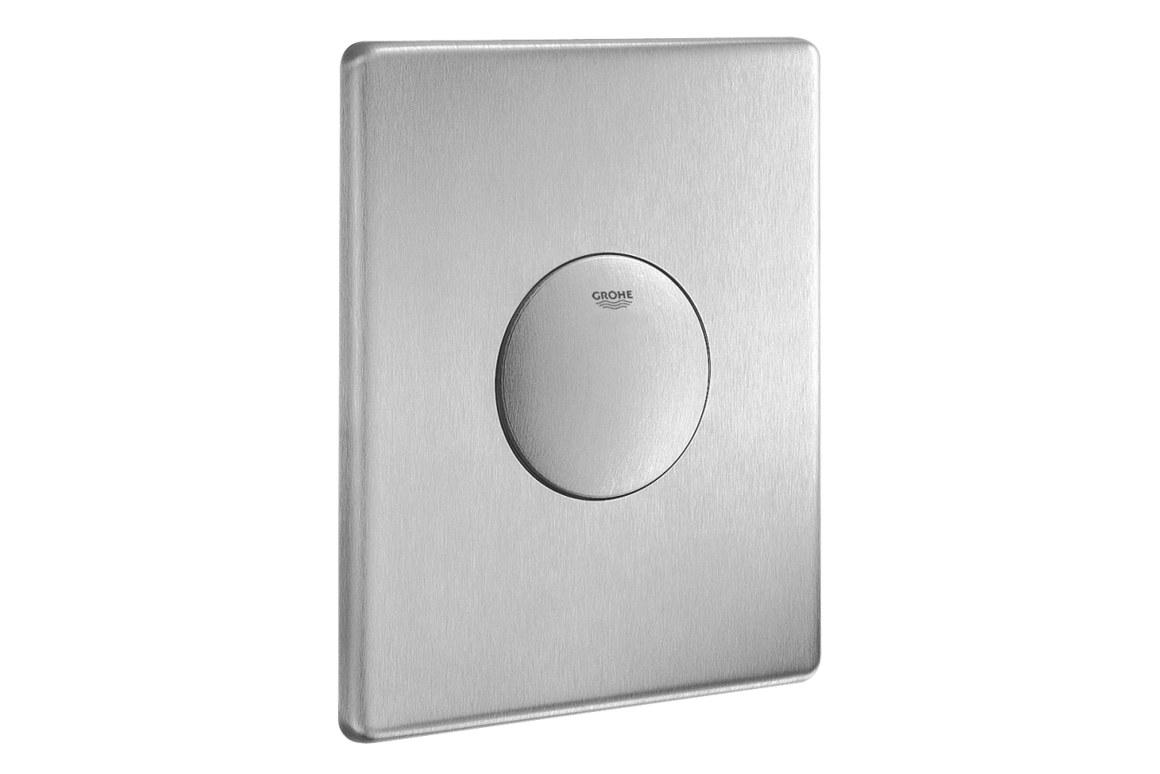 Панель смыва для унитаза GROHE Skate, 1 режим, нержавеющая сталь (38445SD0)
